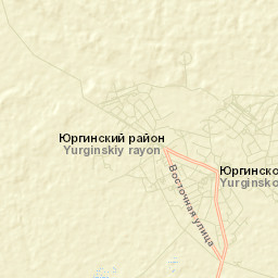 Yurginskoye Street Map