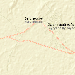 Zyryanskoye Street Map