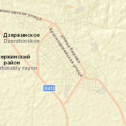 Dzerzhinskoye Street Map