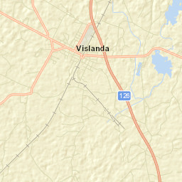Vislanda Street Map