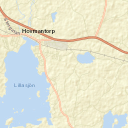 Hovmantorp Street Map