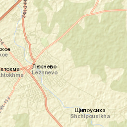 Lezhnevo Street Map