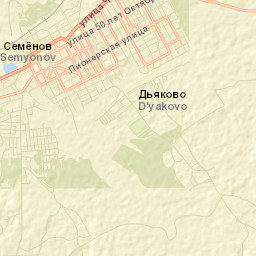 Semënov Street Map
