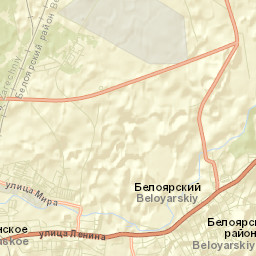 Beloyarskiy Street Map