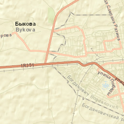 Bogdanovich Street Map