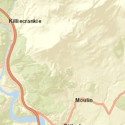 Pitlochry Street Map