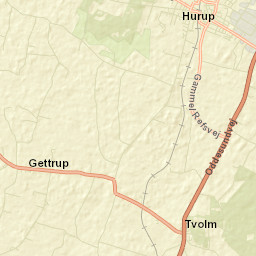 Hurup Street Map