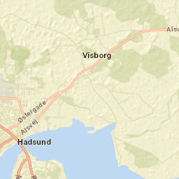 Hadsund Street Map