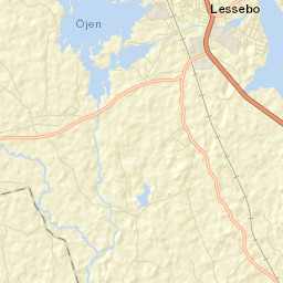 Lessebo Street Map