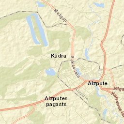 Aizpute Street Map