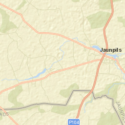 Jaunpils Street Map
