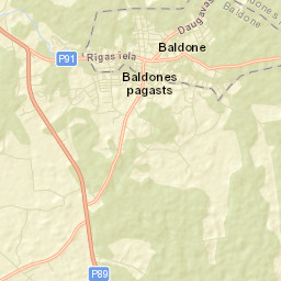 Baldone Street Map