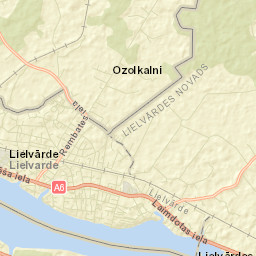 Lielvārde Street Map