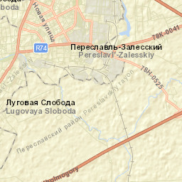 Pereslavl’-Zalesskiy Street Map