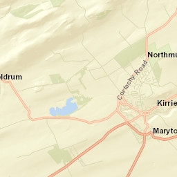 Kirriemuir Street Map