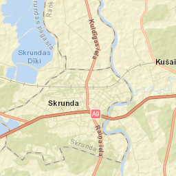 Skrunda Street Map