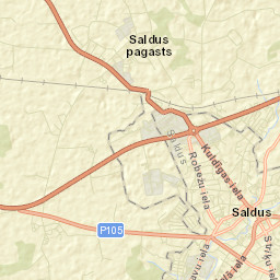 Saldus Street Map