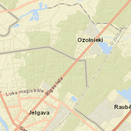Ozolnieki Street Map