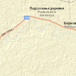Bernovo Street Map