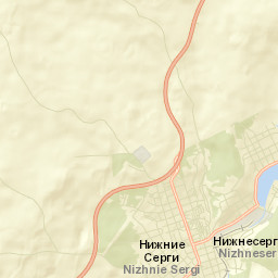 Nizhniye Sergi Street Map