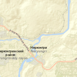 Neryungri Street Map