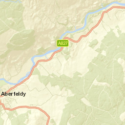 Aberfeldy Street Map