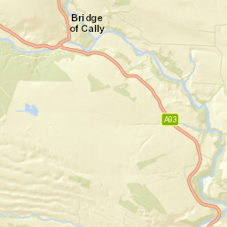 A93, Blairgowrie, Perth and Kinross PH10 Street Map