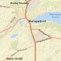 Hobro Street Map
