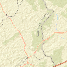 Varakļāni Street Map