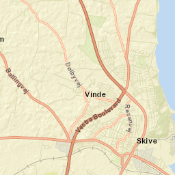 Skive Street Map
