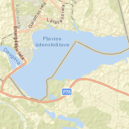 Aizkraukle Street Map