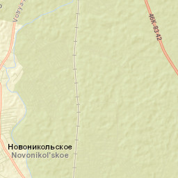 Novo-Nikol’skoye Street Map