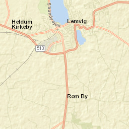 Lemvig Street Map
