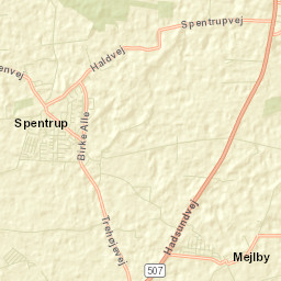 Spentrup Street Map