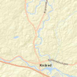 Knäred Street Map