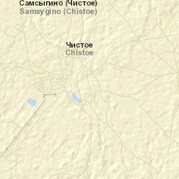 Chistoye Street Map