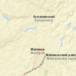 Malmyzh Street Map