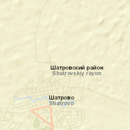 Shatrovo Street Map