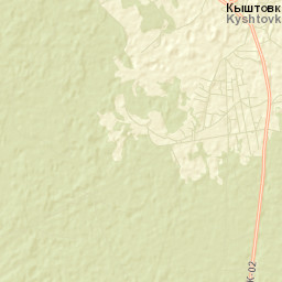 Kyshtovka Street Map