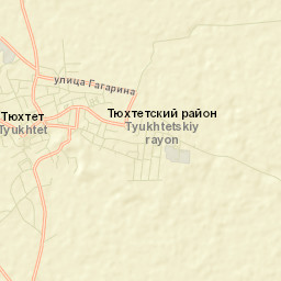 Tyukhtet Street Map