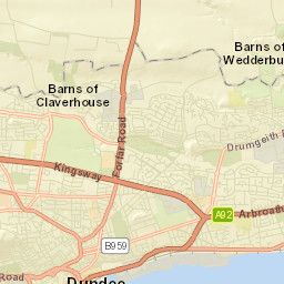 Dundee Street Map