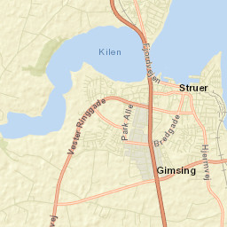 Struer Street Map