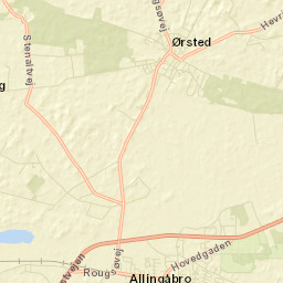 Allingåbro Street Map
