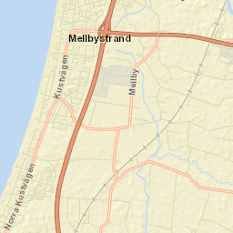 Mellbystrand Street Map
