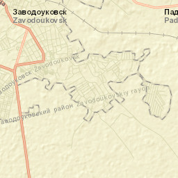 Zavodoukovsk Street Map
