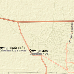 Omutinskiy Street Map