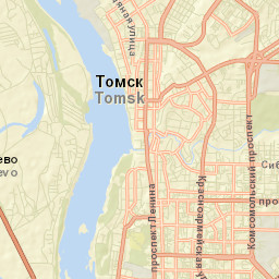 Tomsk Street Map