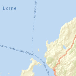 Oban Street Map