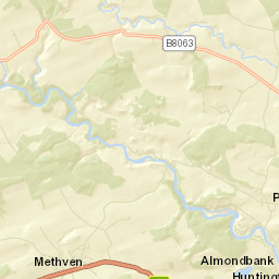 Almondbank Street Map