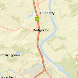 Luncarty Street Map